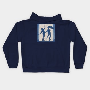 Blues Dancing In The Rain Kids Hoodie